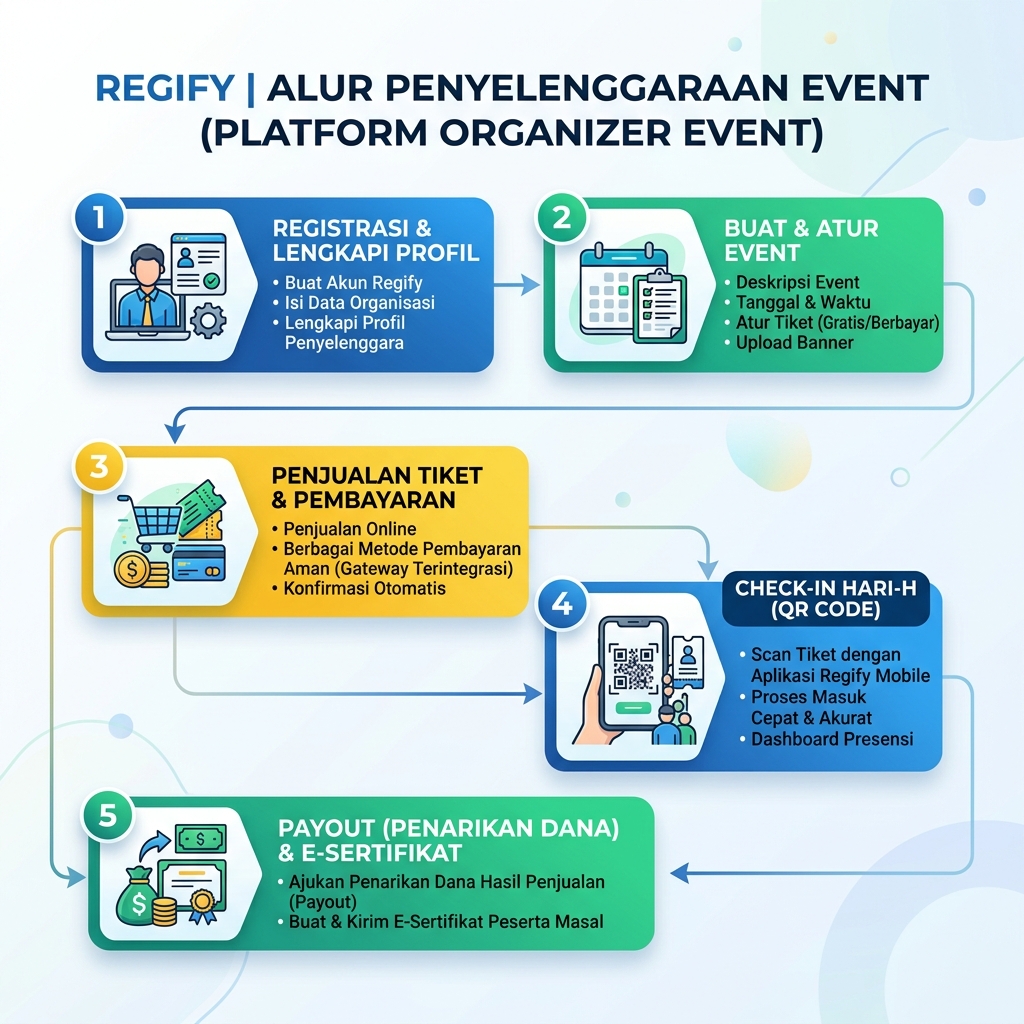 Ringkasan Alur Kerja Organizer Regify